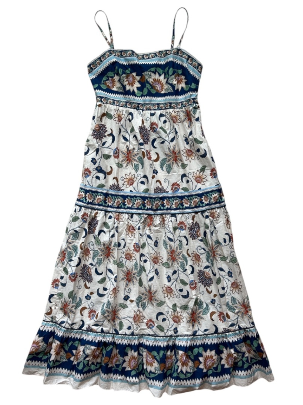 FARM Rio Floral Delhi Tapestry Light Pink Midi Dress Size Small NWT - Picture 4 of 8